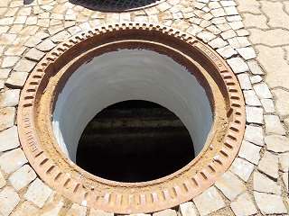 Schachtaufbau nach vor Sanierung